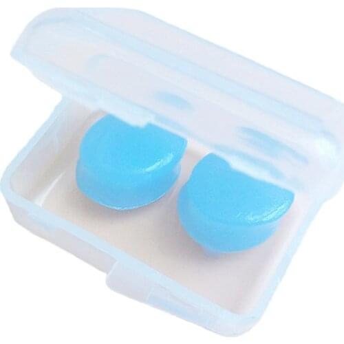 Silicon Resin Heat Shrinked Swimming Ear Plugs Waterproof Anti-noise Earplugs