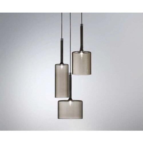 Modern Simple Restaurant Living room Chandelier Creative Personality Lighting Bar Bedroom Balcony Gourd Glass Chandelier Study