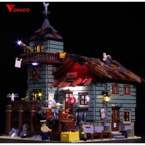 Led Light Set Compatible For Lego 21310 Building Blocks Creator City Street 16050 Old Fishing Store Toys Gifts (Only lights)