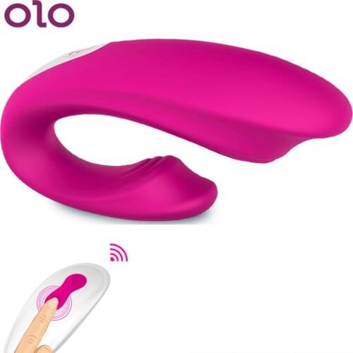OLO Bendable Clitoris Vagina Stimulator Vibrator Wireless Remote Control Couple Share G-spot Vibrator Sex Toys for Women Men
