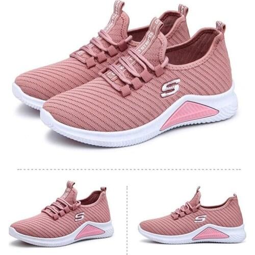 New Arrival Women Vulcanized Shoes Casual Sneakers for Women Flats Breathable Air Mesh Shoes Soft Jogging Shoes Tennis Feminino