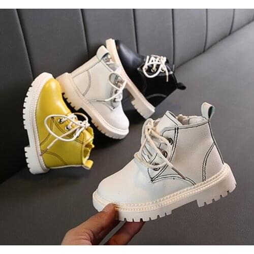 2020 Winter Children Sneakers Martin Boots Kids Shoes Boys Girls Snow Boots Brand Casual Shoes Plush Fashion Rubber Boots