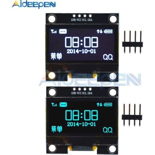 1Pcs 4 Pin 1.3" LED Module White/Blue Color 128X64 1.3 inch OLED LCD LED Display Module 1.3" IIC I2C Communicate Serial Module