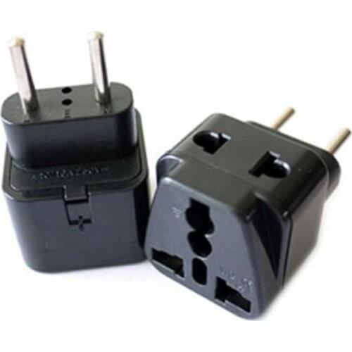 1PC European EU plug socket Power wall Travel Converter Adapter Household Plugs Power Adapter US UK AU to EU travel plug