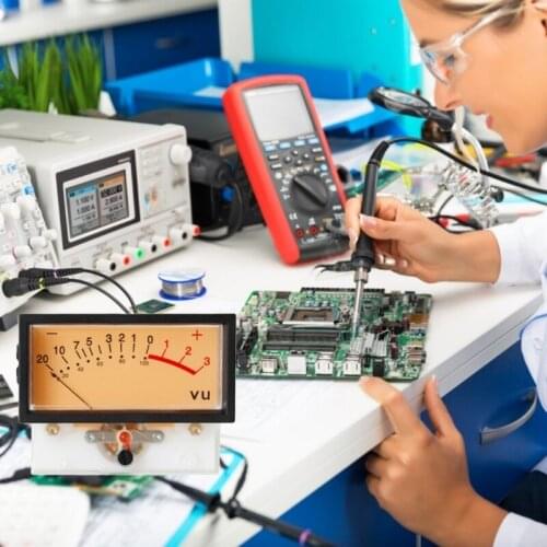 2021 VU Meter Header DB Power Amplifier Chassis w/ Backlight