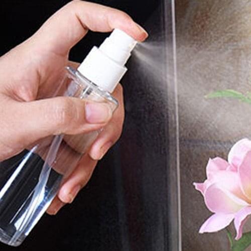 4pcs Liquid Spray Bottle Water Sprayer Portable Mini Makeup Cosmetic Perfume Divider Bottle Reusable Empty Dispenser Jar 100ml