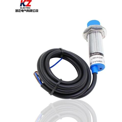 5 pieces of Genuine HURON LJ18A3-8-Z AY proximity switch sensor 24V DC PNP three-wire normally closed M18