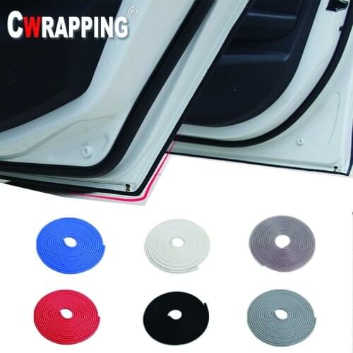 8M Car Door Seals Sound Insulation U Shape Rubber car Weather strip Moldings Side Protection Strips