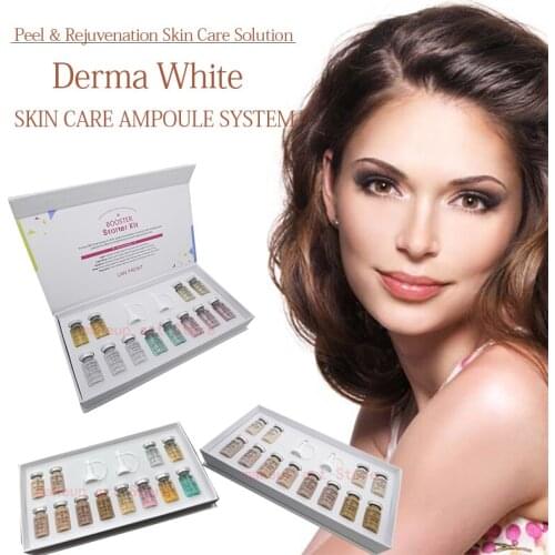 12pcs/box 8 ml bb cream glow stayved Ampoule BB Booster Starter Kit Make-up base for Deramwhite skin brightening and anti-aging