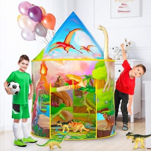 Dinosaur Child Tent Play House For Children Indoor Outdoor Game House Toys Tent Baby Boys Play Tents