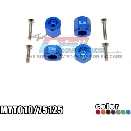 GPM ALUMINUM F&R HEX ADAPTERS For AXIAL 1/18 4WD ELECTRIC YETI JR CAN-AM MAVERICK X3 X RS TURBO R-AXI90069 RC Upgrade