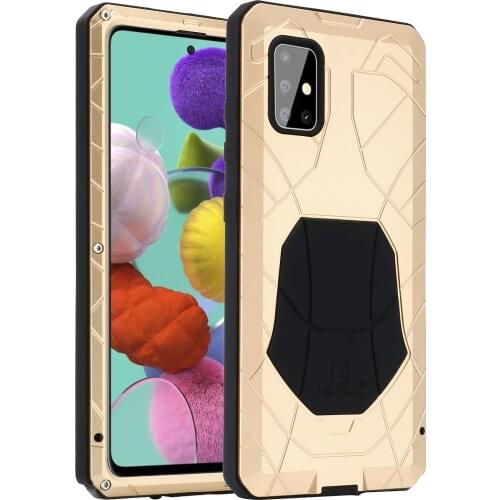 IMATCH For Samsung Galaxy A42 A52 5G A72 5G Case Shockproof Hard Aluminum Metal Heavy Duty Armor Silicone Protection Cover