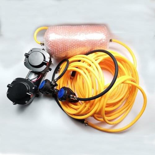 ZC70DT 12V diving compressor of Third Lung Serface Hookah Diving System for 2people together