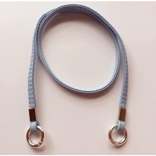 Short Double Sided Leather Lanyard Anti-Lost Key Chain for iphone 7 Samsung Phones MP3 USB Flash Drives Keys Keychains Rope