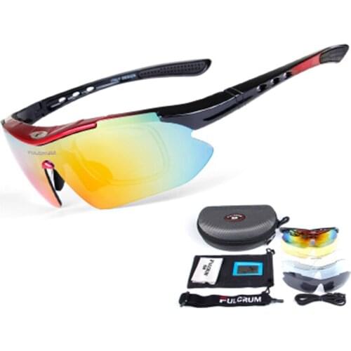 Moutain Road Sports Polarized Cycling Sunglasses Outdoor Fishing Bike MTB Bicycle Sun Glasses Sunglasses Myopia 5 Lens