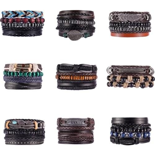 MANXIUNI Leather Bracelets