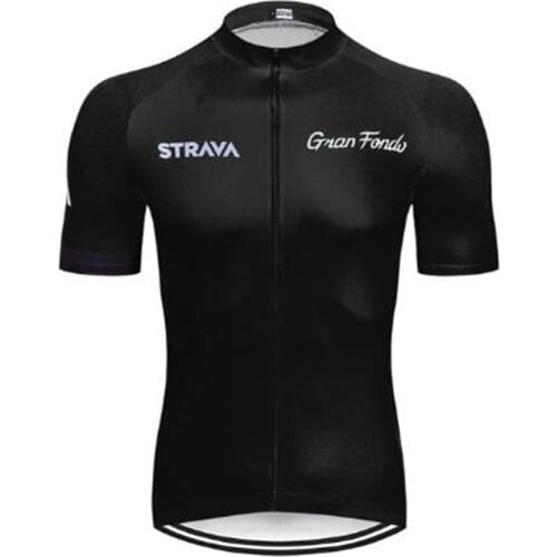 Men Summer Cycling Jersey Short Sleeve Cycling Clothing MTB Pro STRAVA Team Bike Shirt Road Bike Sportswear Maillot Racing Tops