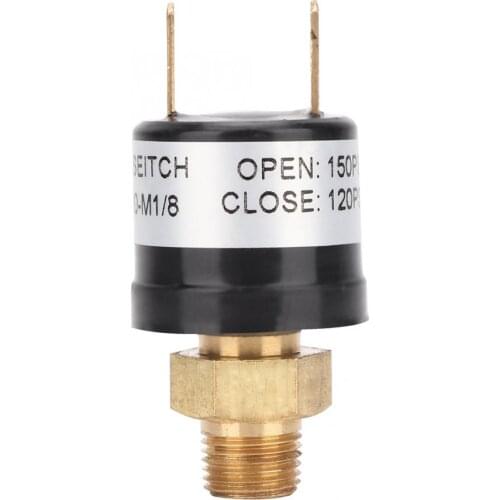 1 Pcs Male 1/8" NPT Air Compressor Pressure Switch 120-150psi Metal Control Switch MAPS120150T18 Brand New Auto Accessories