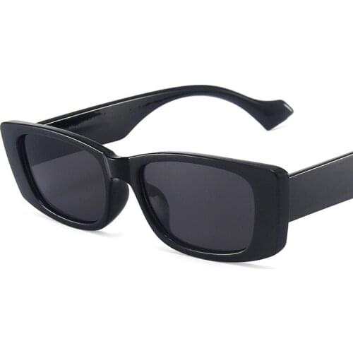 New Sunglasses Women Female Retro Small Frame Square Eyeglasses Male Metal Hinge Glasses