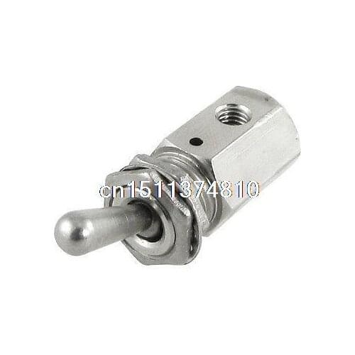 Air Pneumatic 2 Position 2 Way ON OFF Switch Knob Toggle Valve TV-3S