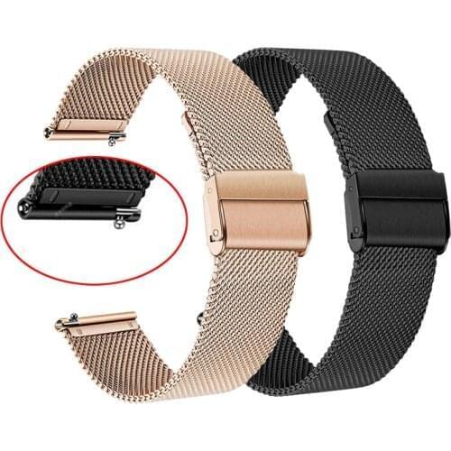 20mm 22mm Watch Strap For Polar Ignite 2/Unite/Vantage M/Grit X/Suunto 3 Fitness Band Metal Bracelet For Accessories Watchband