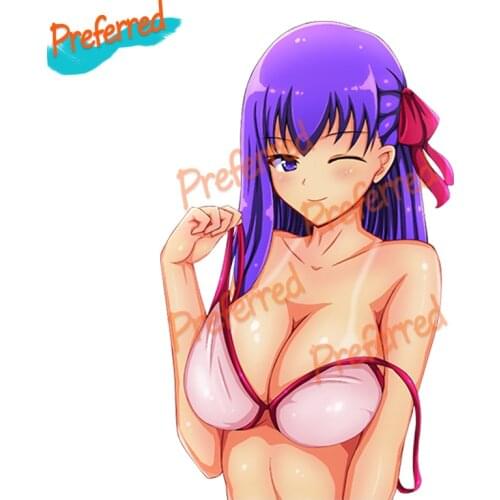 Cute Car Sticker Girl Women Anime Fashion Car-Styling Fate Stay Night - Matou Sakura Vinyl Die Cutting