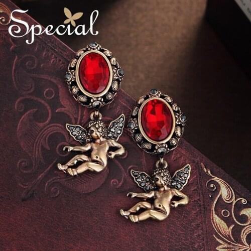 SPECIAL European and American retro style ear stud S925 silver needle eardrop earrings clip female 2021 new S2630E