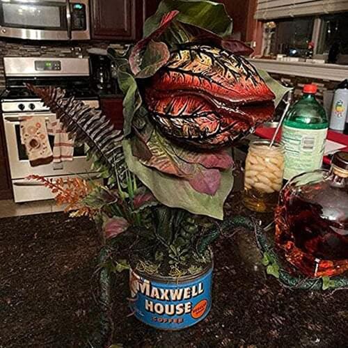 Piranha Decoration Without Pot Movie Props Horror Halloween Unique Flower Accessory Garden Home Decoration