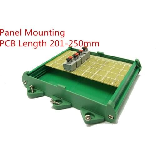 UM100 PCB length range: 51-100mm Panel mounting base PCB housing PCB mounting adapter Panel mounting PCB carrier Plane mounting