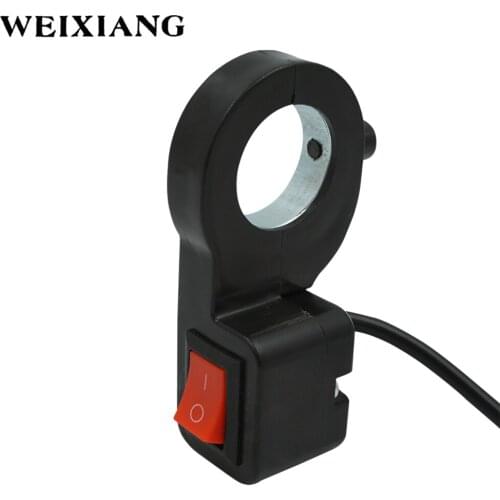 Universal 7/8" Motorcycle Handlebar Switches Headlight Fog Brake Light Switch With Two Bullet Connectors For Honda For Yamaha