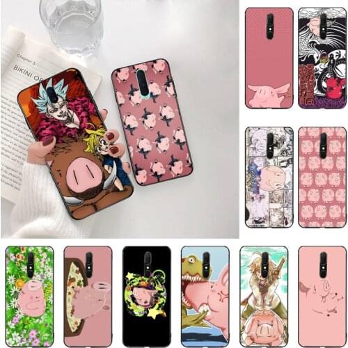 YJZFDYRM 7 Deadly Sins Hawk pig DIY phone Case cover Shell For Oppo A5 A9 2020 A5S Reno2 z Renoace 3pro Realme5Pro