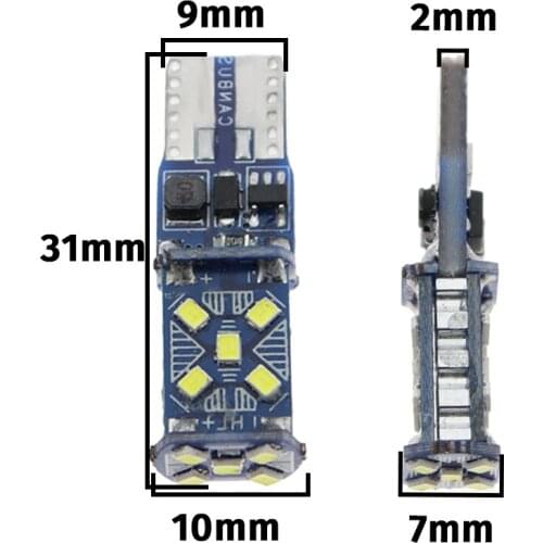 4pcs Canbus DC 9-28V W5W T10 Car Light 2016 SMD LED No error Clearance Courtesy Step Trunk Light White Ice Blue car accessories