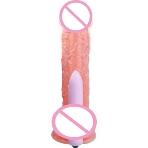 50LF 10 Frequency Realistic Dildo G Spot Vibrator Massager Adult Sex Toy for Women