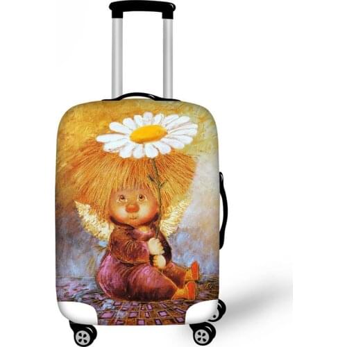 2018 Luggage cover Accessories,Elastic Dust Luggage Cover,Cute Suitcase Protective Covers for 18-28 inch Suit Case