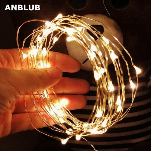 ANBLUB LED String Lights With Transparent Wire