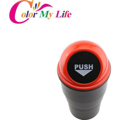 Car Trash Can Garbage Dust Door Storage Barrel for Hyundai SOLARIS Verna IX25 IX35 IX45 Sonata Tucson Santa Fe Mistra Elantra