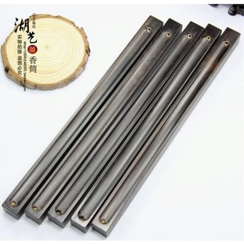 Ebony incense seat Lie the Incense inserted seat there are purple light tan line censer long smoked quality goods wholesale
