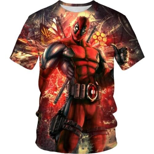 3D handsome print pattern casual sports T-shirt O-neck breathable 2021 summer hot mens and womens fashion short sleeves