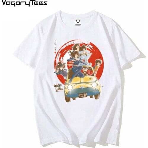 VagaryTees The Escape Tee Shirt Japan Cartoon Japanese Top Harajuku Streetwear Retro cat eye Men T-Shirt Hip Hop T Shirt