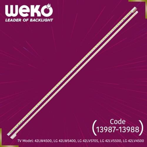 TV LED BAR 42" V6 EDGE FHD-1 REV1.0 1 L-TYPE - R-TYPE 55 CM 64 LEDS TOTAL 2 PCS