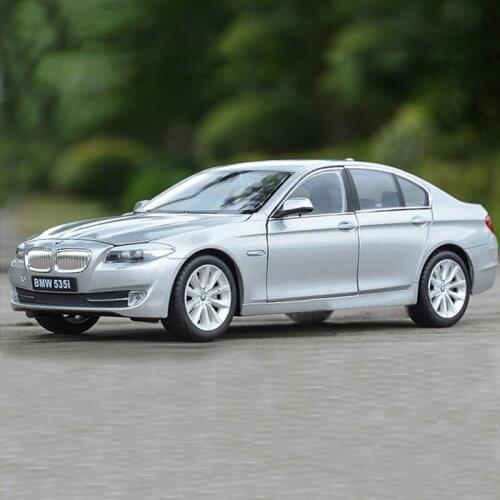 Simulation 1:24 BMW 535i alloy metal car with direction rotation model toy car model toy collection motel toys bmw