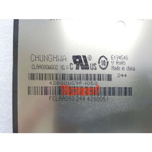 Yqwsyxl Original 8 inch LCD screen CLAA080WQ02 XG CLAA080WQ02 CLAA080WQ LCD Display Screen Replacement panel