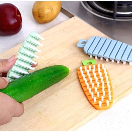New Fruit Vegetable Cleaning Brush Potato Carrots Salad Cleaner Antibacterial Brushes Kitchen Fruit Cleaning Tools Accessoies