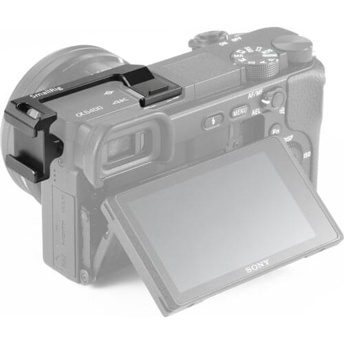 SmallRig Camera A6400 Cold Shoe Adapter (Left Side) for Sony A6000/A6100/A6300/A6400/A6500 Camera for Microphone Attach BUC2342