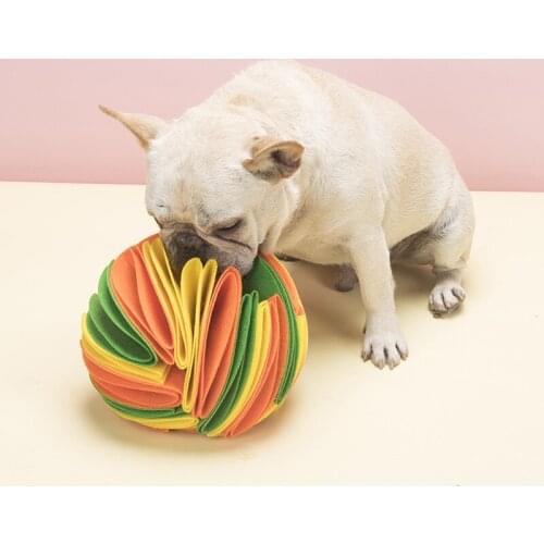 Washable Pet Second Generation Sniffing Pad Sniffing Ball Toy Pet Collapsible Interactive Dog Ball Toy Pet Essential Supplies