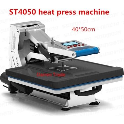 ST4050 Advanced Design Panel Heat Transfer Machine Sublimation Flatbed Heat Press Machine TShirt printing machine