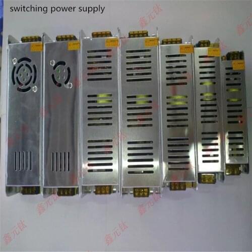 LED switching power supply 12V 60W 120W 150W 200W 250W 360W Iron-clad power adapter Strip transformer for led strip