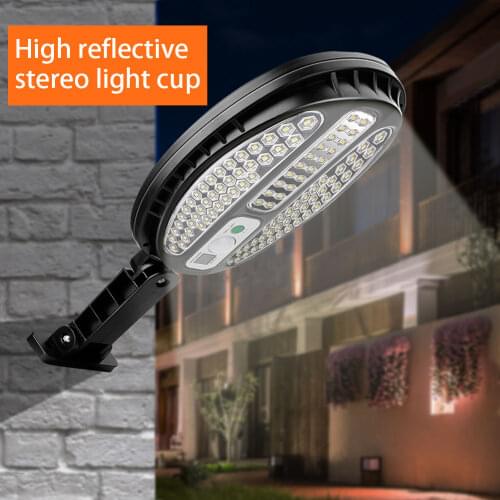 Solar Light COB/100LED Outdoor Solar Lamp Waterproof Garden Street Lights Motion Sensor Smart Energy Saving Remote Control Light