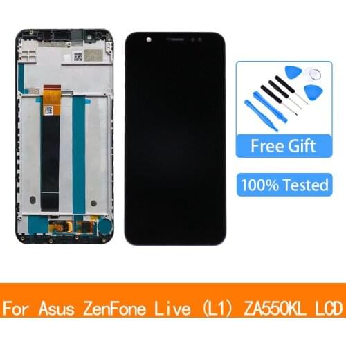 ZA550KL Display For 5.5'' Asus ZenFone Live L1 ZA550KL X00RD LCD Display Touch Screen ZA550KL LCD Digitizer Assembly Parts