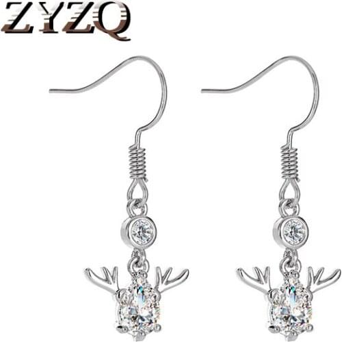 ZYZQ Gorgeous Pear Cubic Zircon For Women Wedding Bridal Earring Luxury Engagement Party Drop Earring Jewelry High Quality